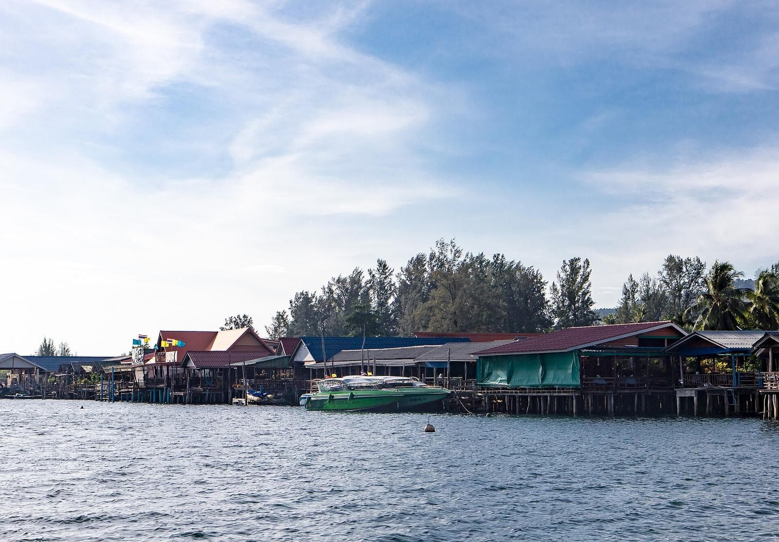 Ban Saladan waterfront and pier