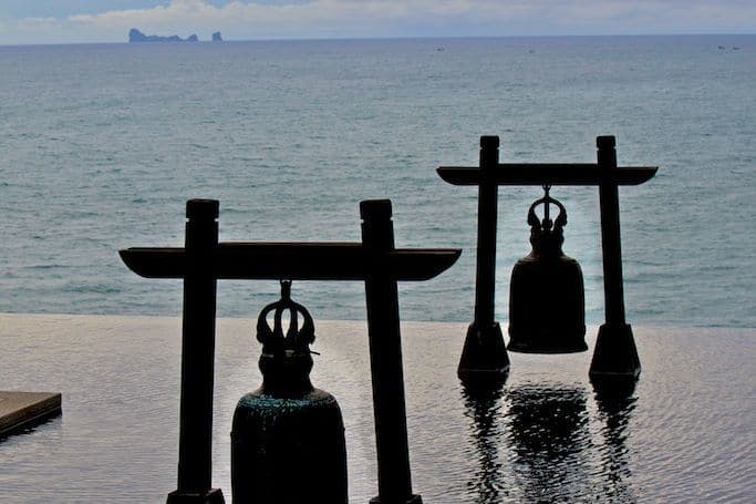 Beachfront luxury resort setting on Koh Lanta, Krabi, Thailand